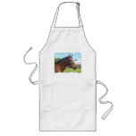 Alert Arabian Horse Long Apron