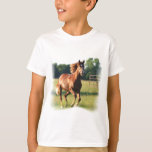 Chestnut Galloping Horse Kid's T-Shirt
