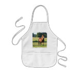 Chestnut Horse Standing Apron