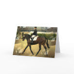 Dressage Competition Greeting Card