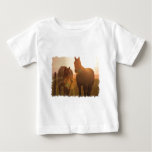 Sunset Horses  Baby T-Shirt